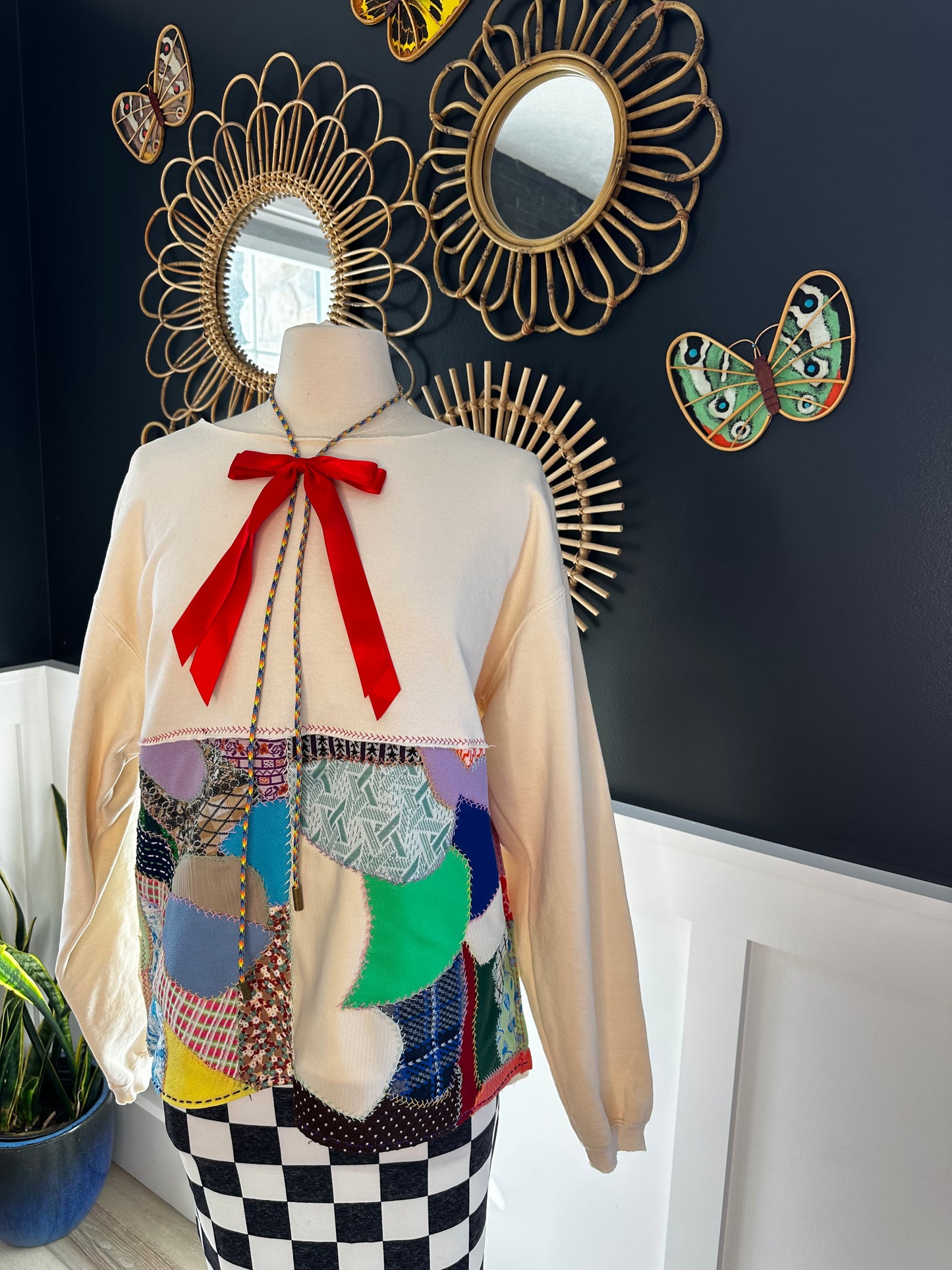 Crazy Quilt Sweatshirt