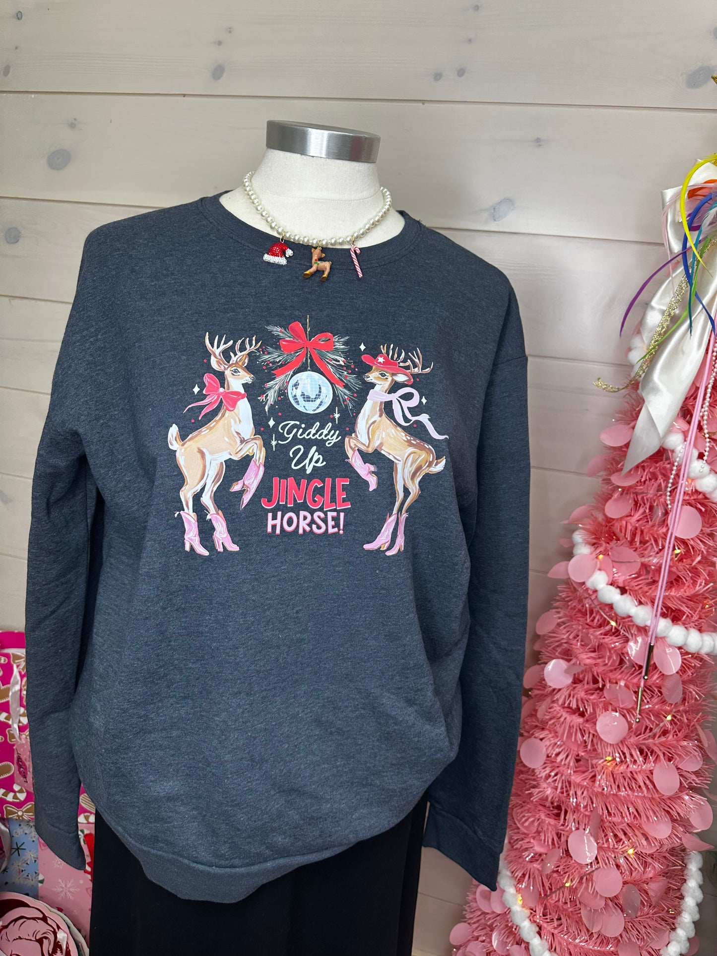 Jingle Deer Charcoal