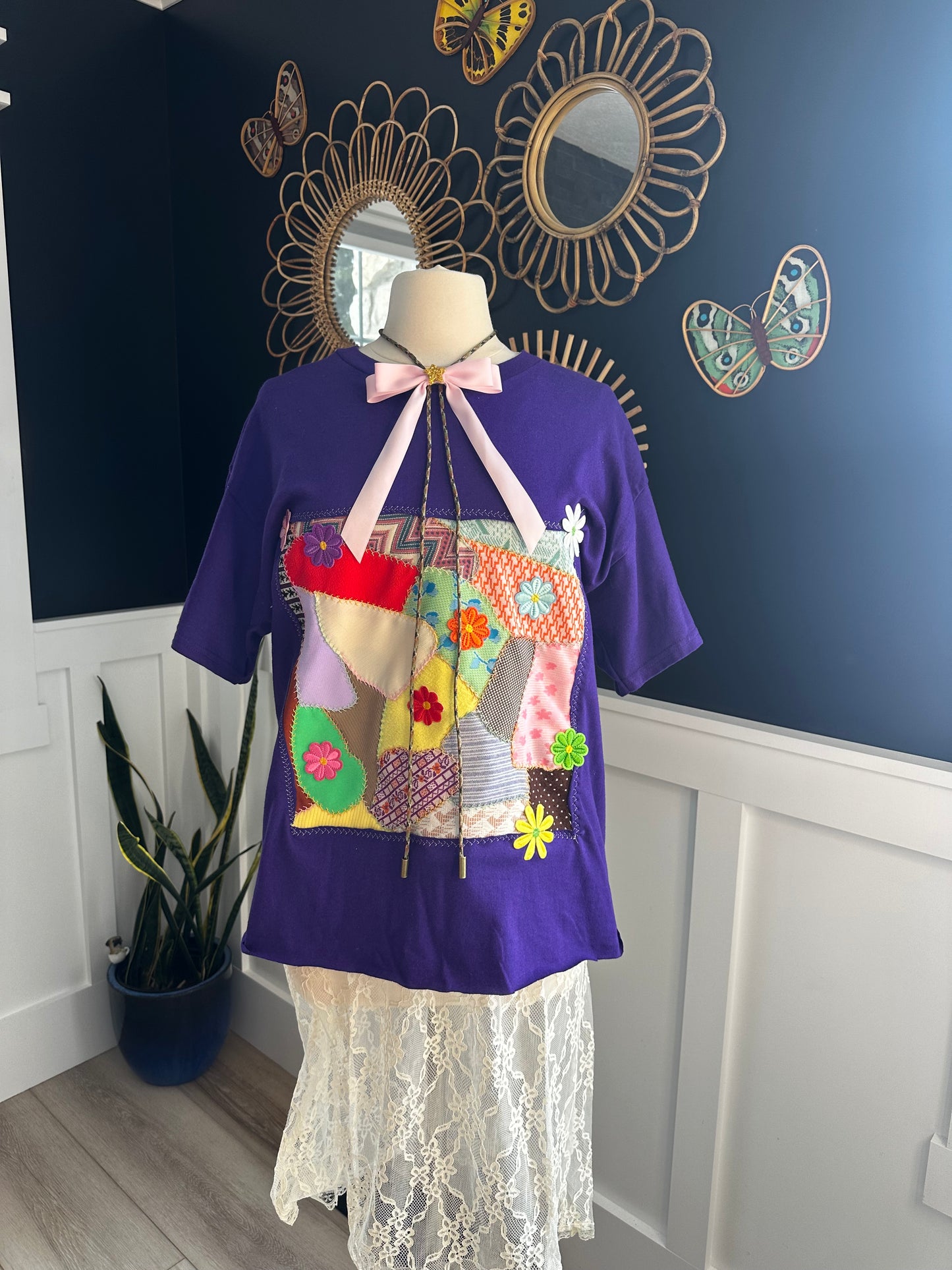 Purple Crazy Daisy T