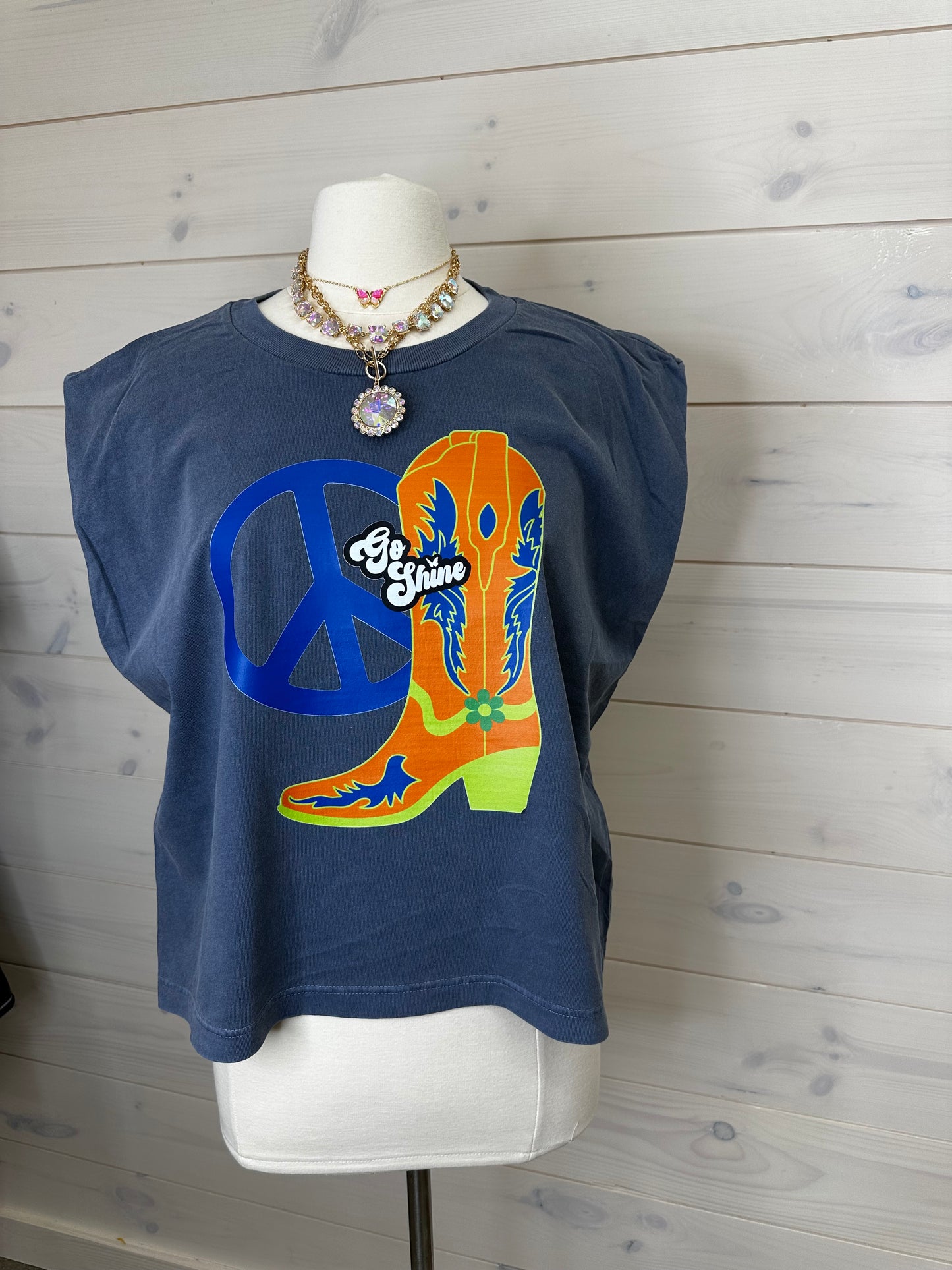 Blue Boot T