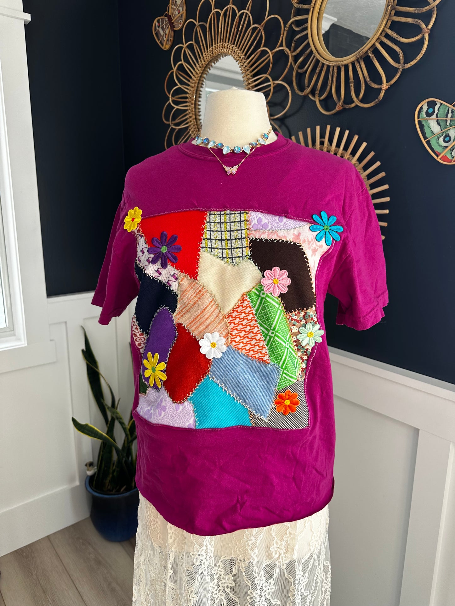 Plum Crazy Crazy Daisy T