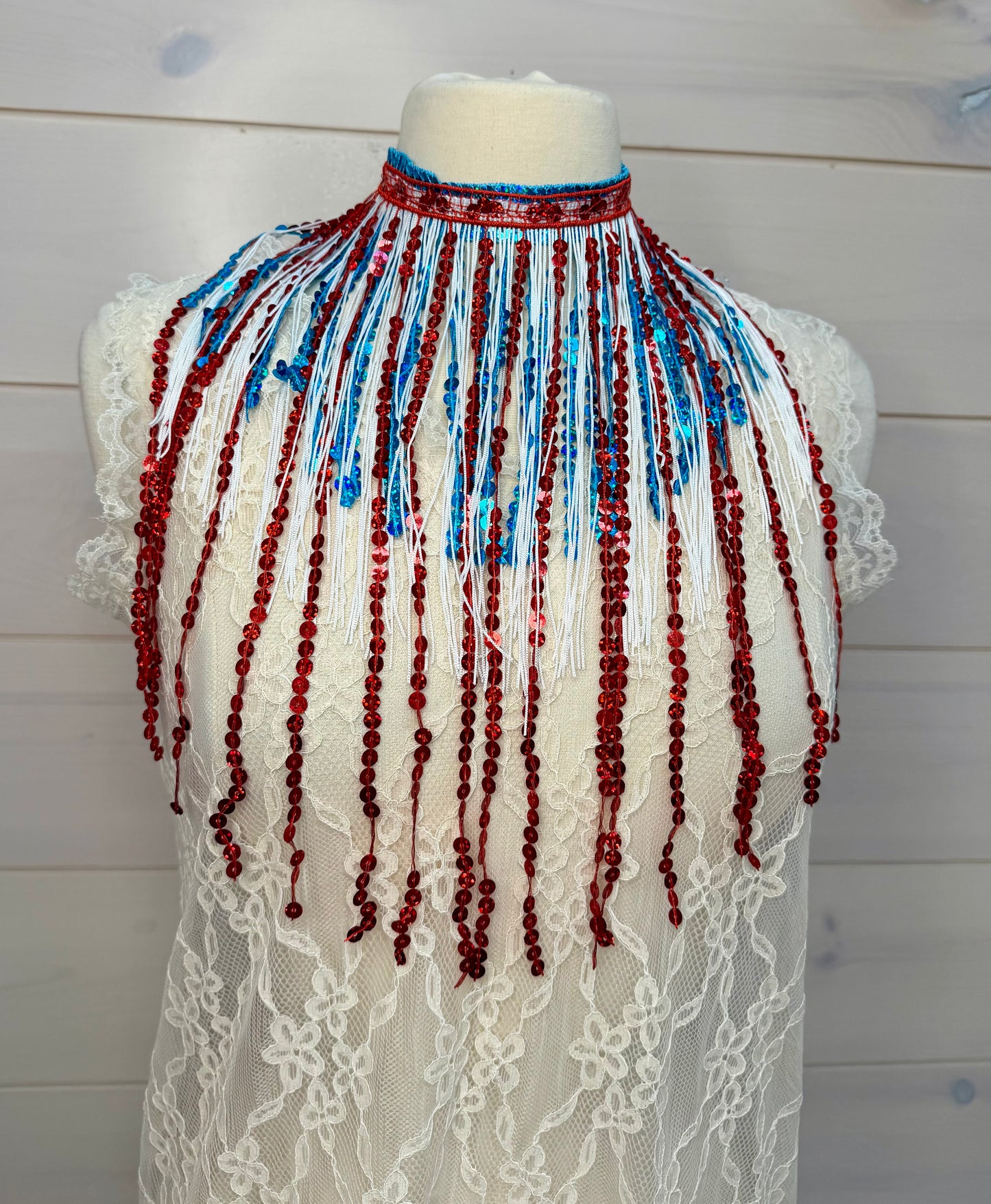 Festival flag style necklace