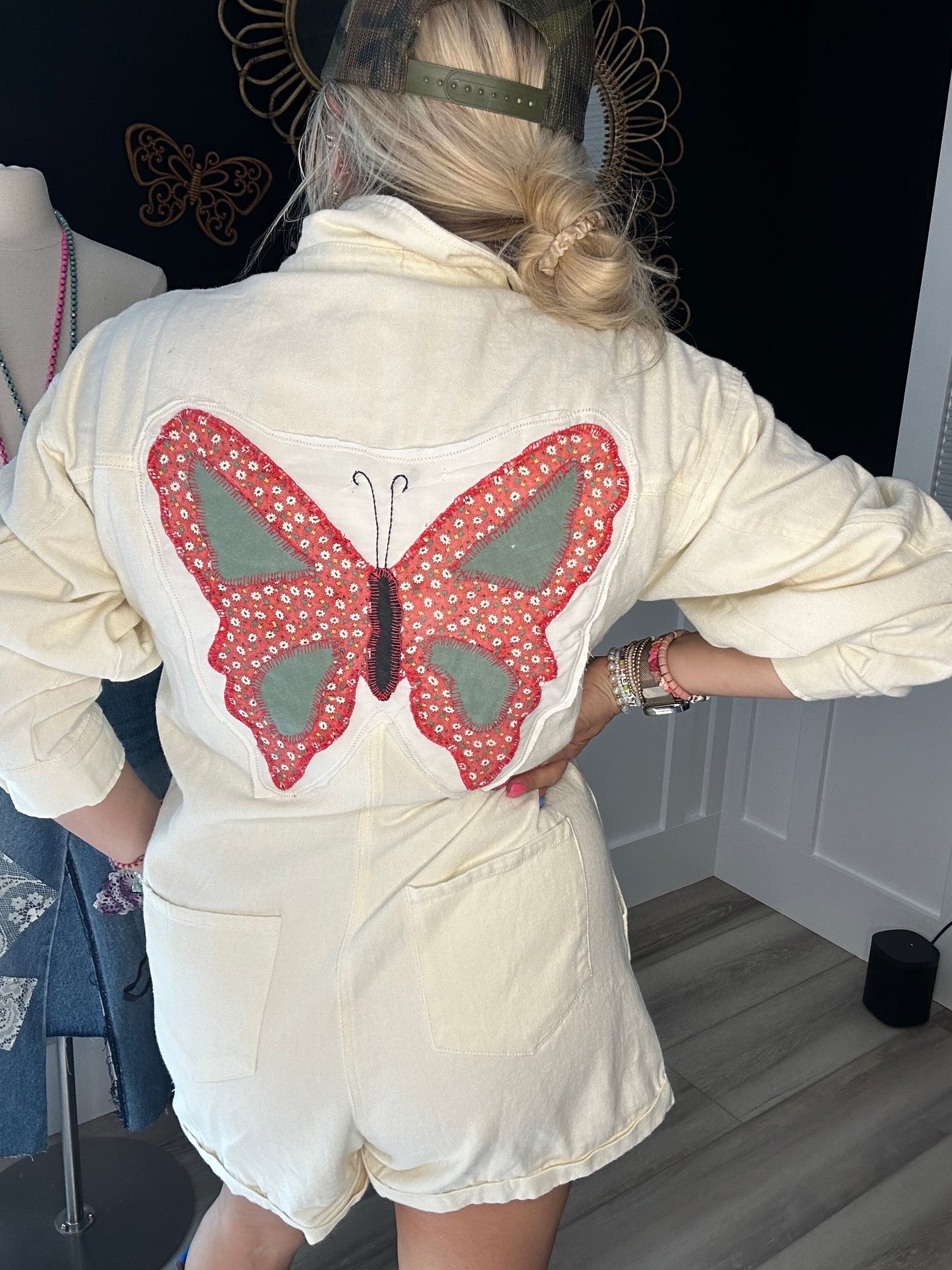 Butterfly Boilershort Romper