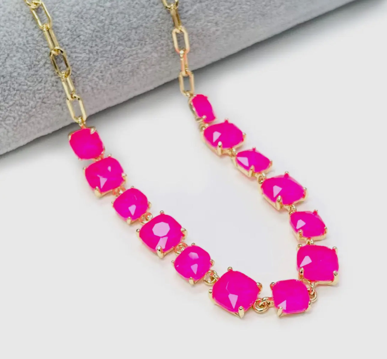 Neon Pink Necklace
