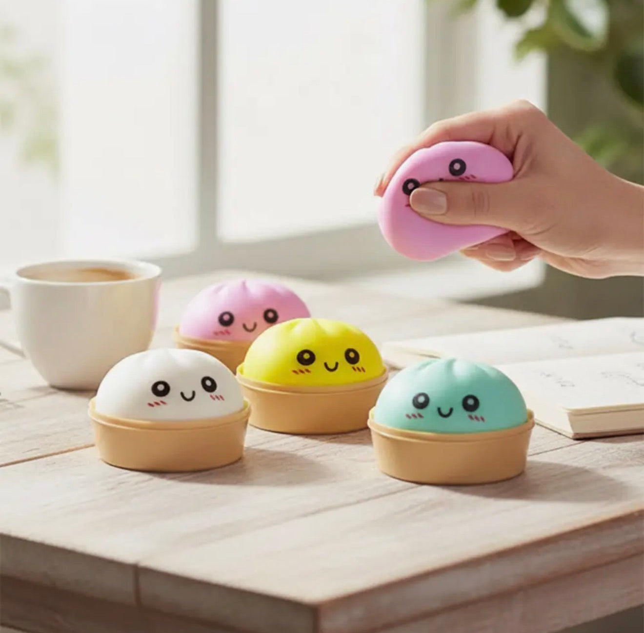 Mystery dumpling squeeze toy