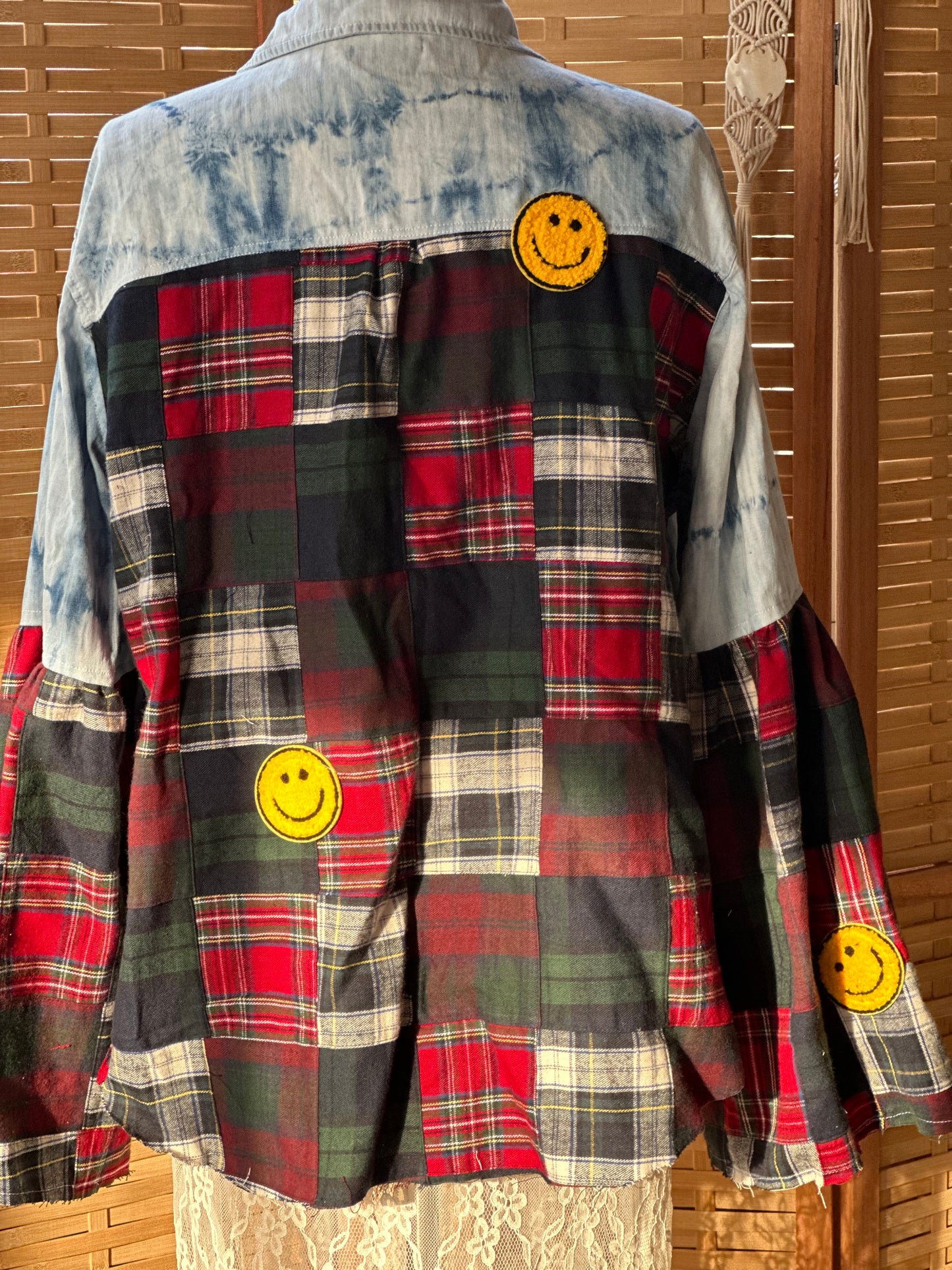 Tie die denim