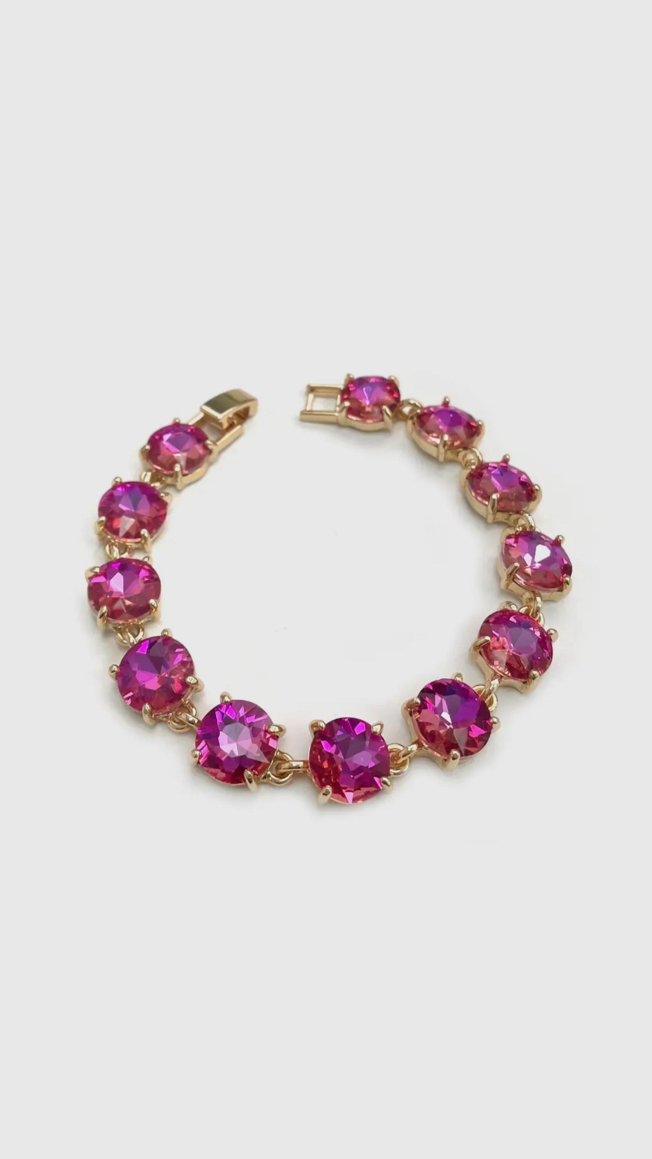 Magenta Clasp Bracelet 