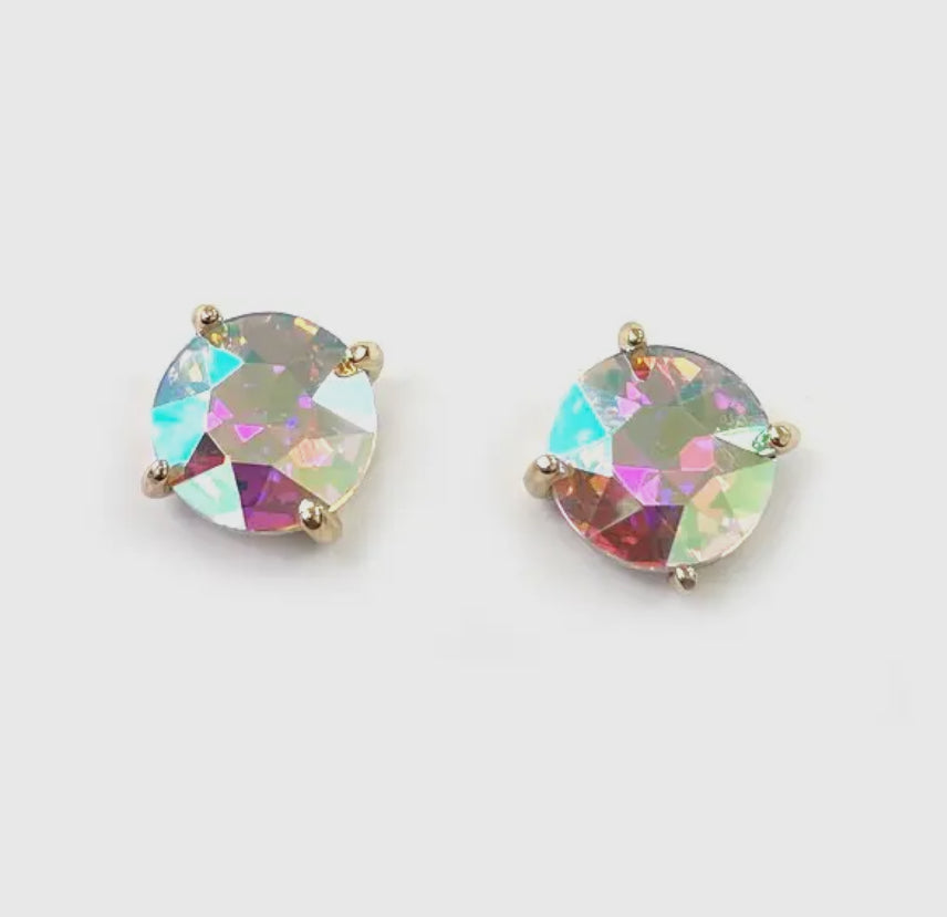 Large rhinestone post