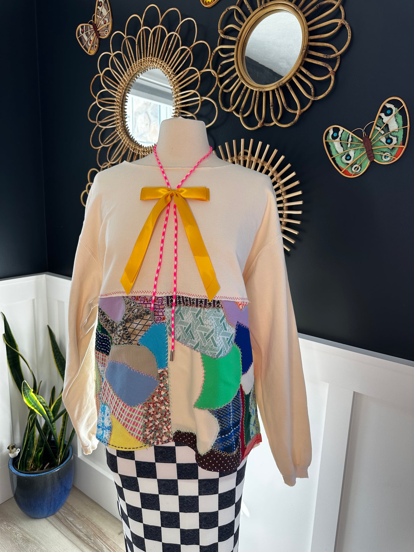 Crazy Quilt Sweatshirt