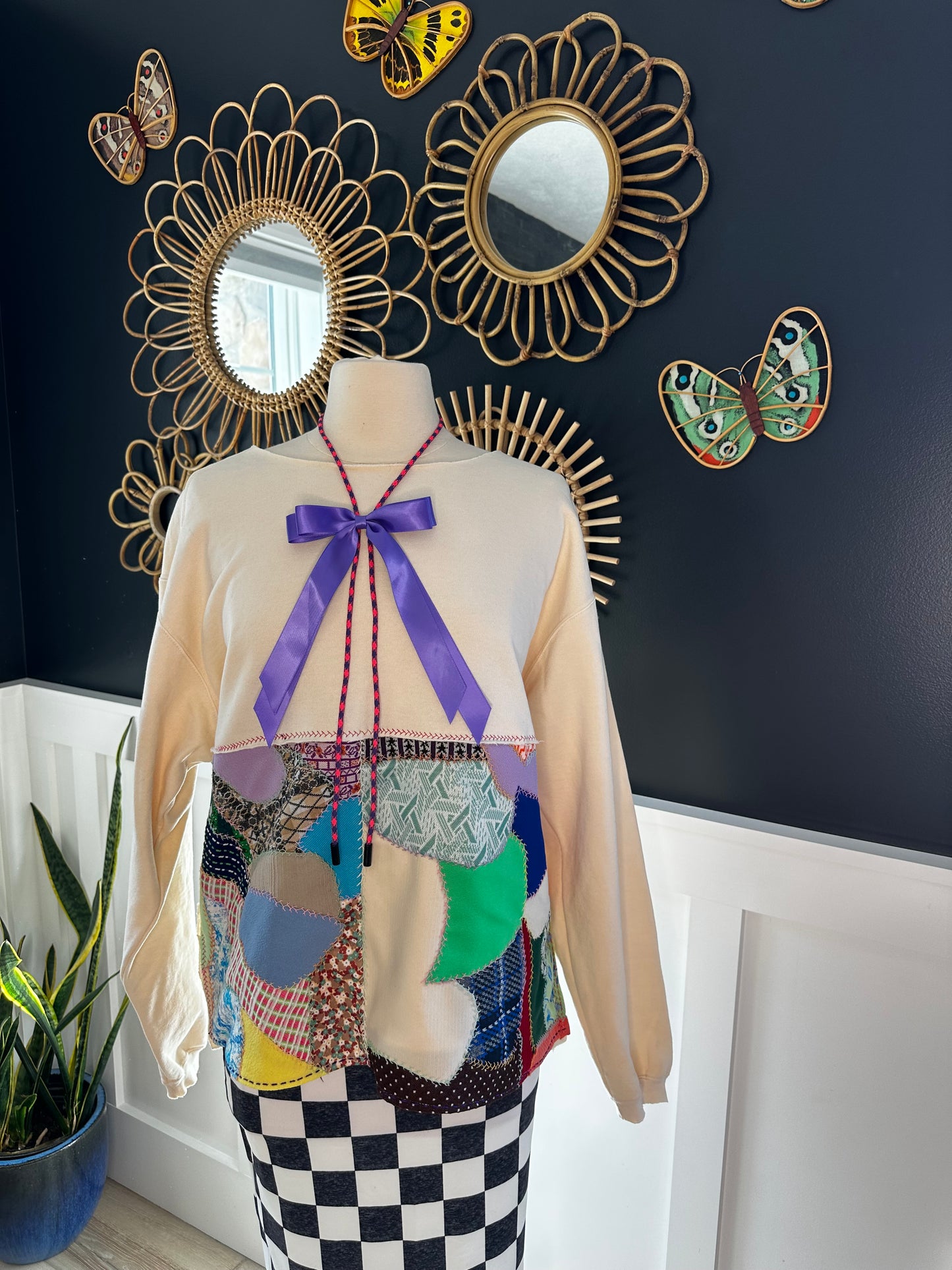 Crazy Quilt Sweatshirt