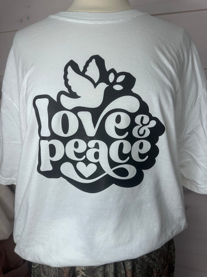 Love And Peace T Shirt