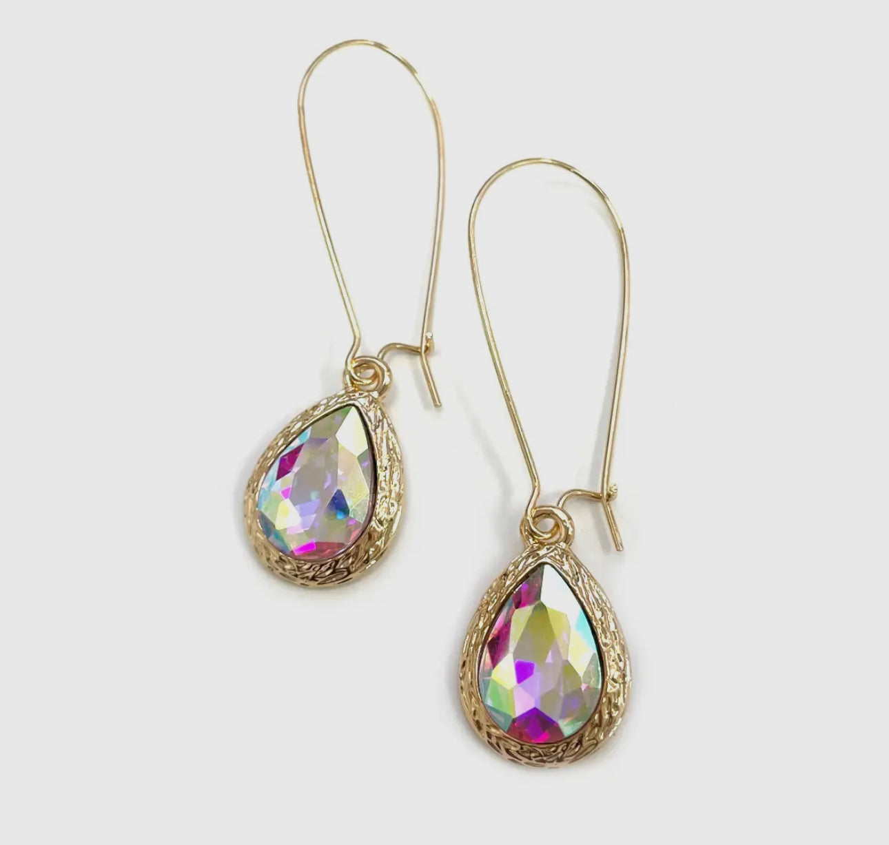 AB Rain Drop Earrings