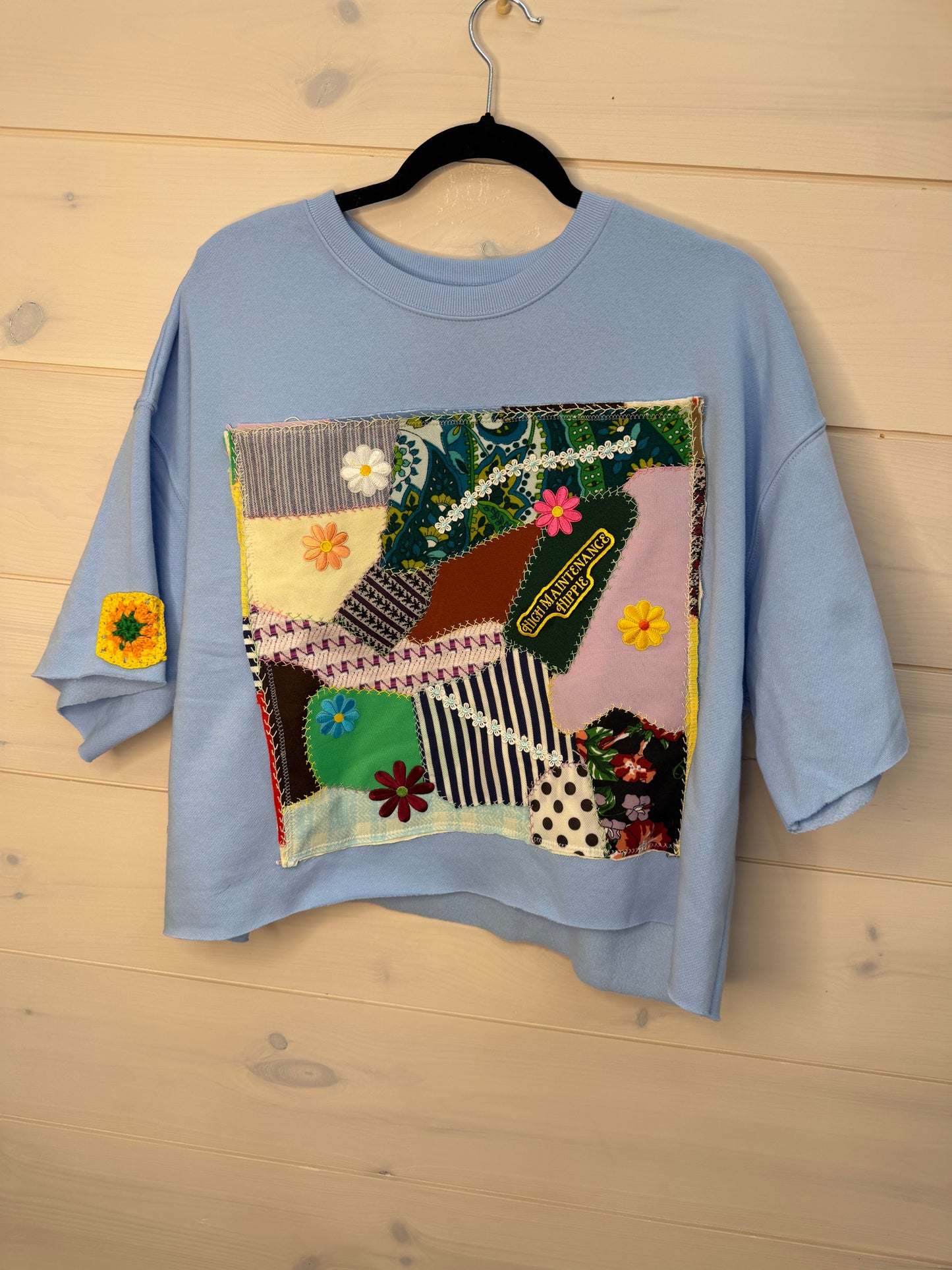 Crazy Quilt Daisy Style