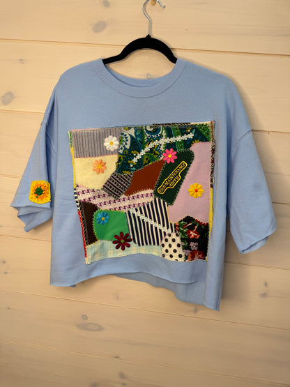 Crazy Quilt Daisy Style