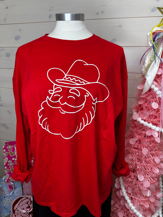 Western Santa Red Shirt