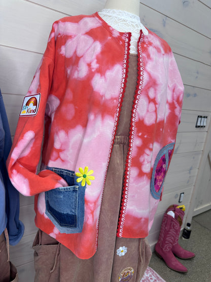 Love Peace Cardigan Sweatshirt