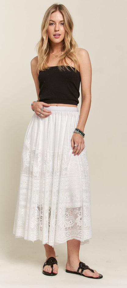 Lace Butterfly Skirt