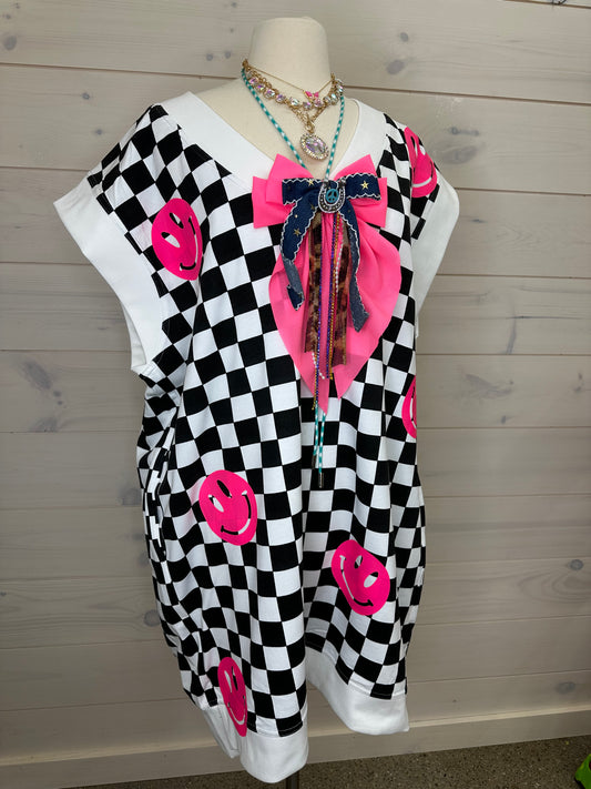 Check Smile Dress