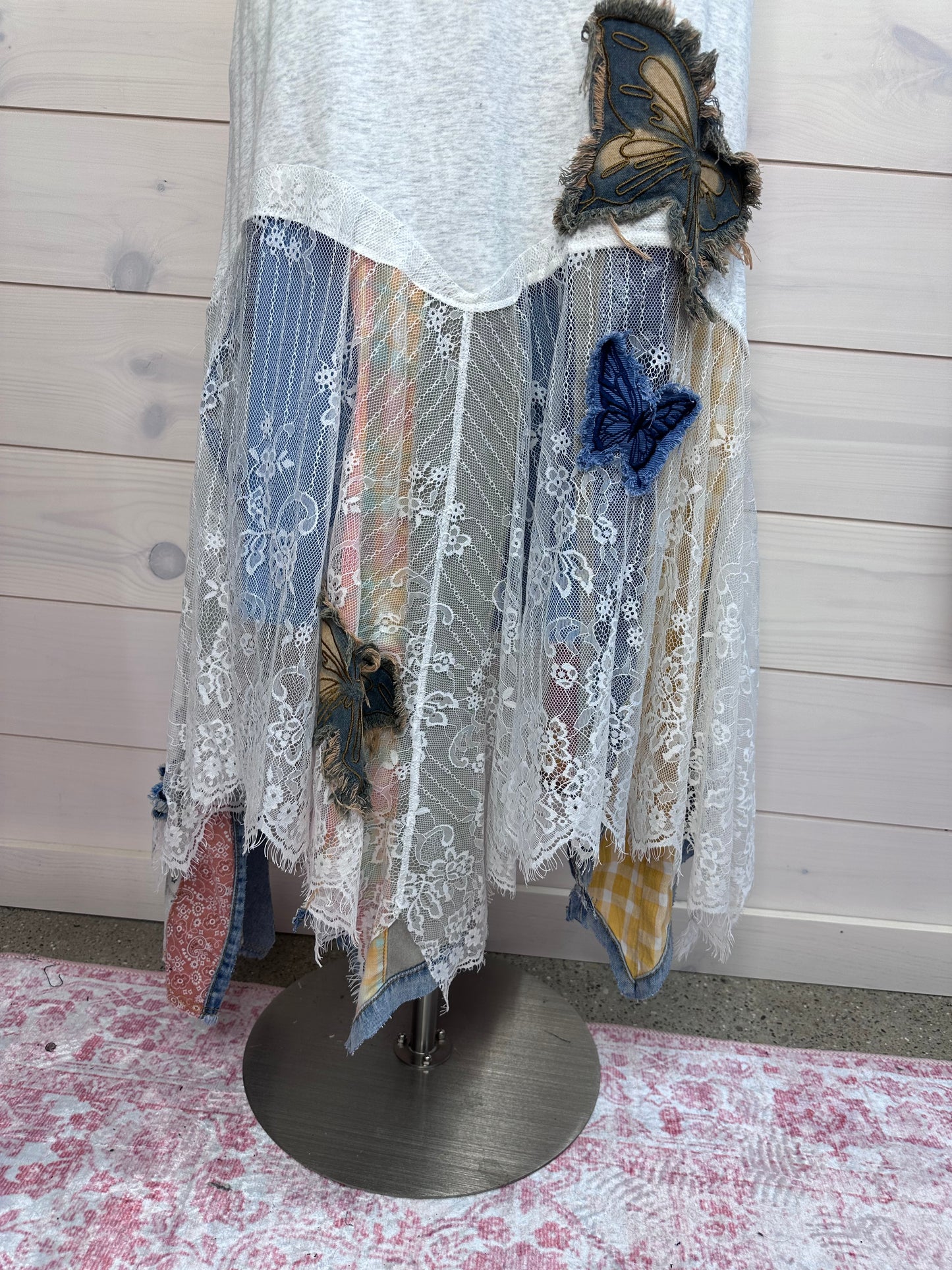 Patchwork Butterfly Dress