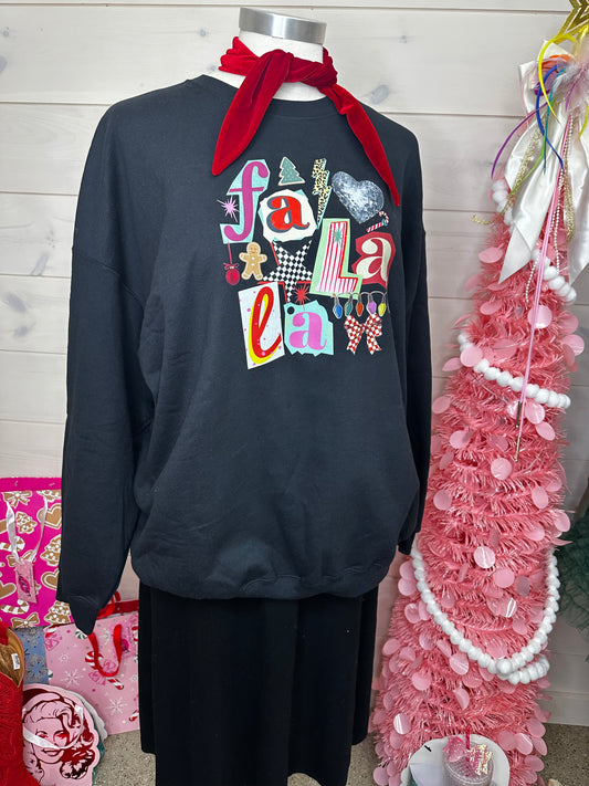 faLaLa Black Sweatshirt