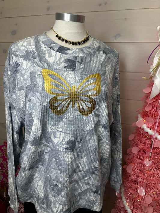 Real Tree Gray Butterfly 🦋