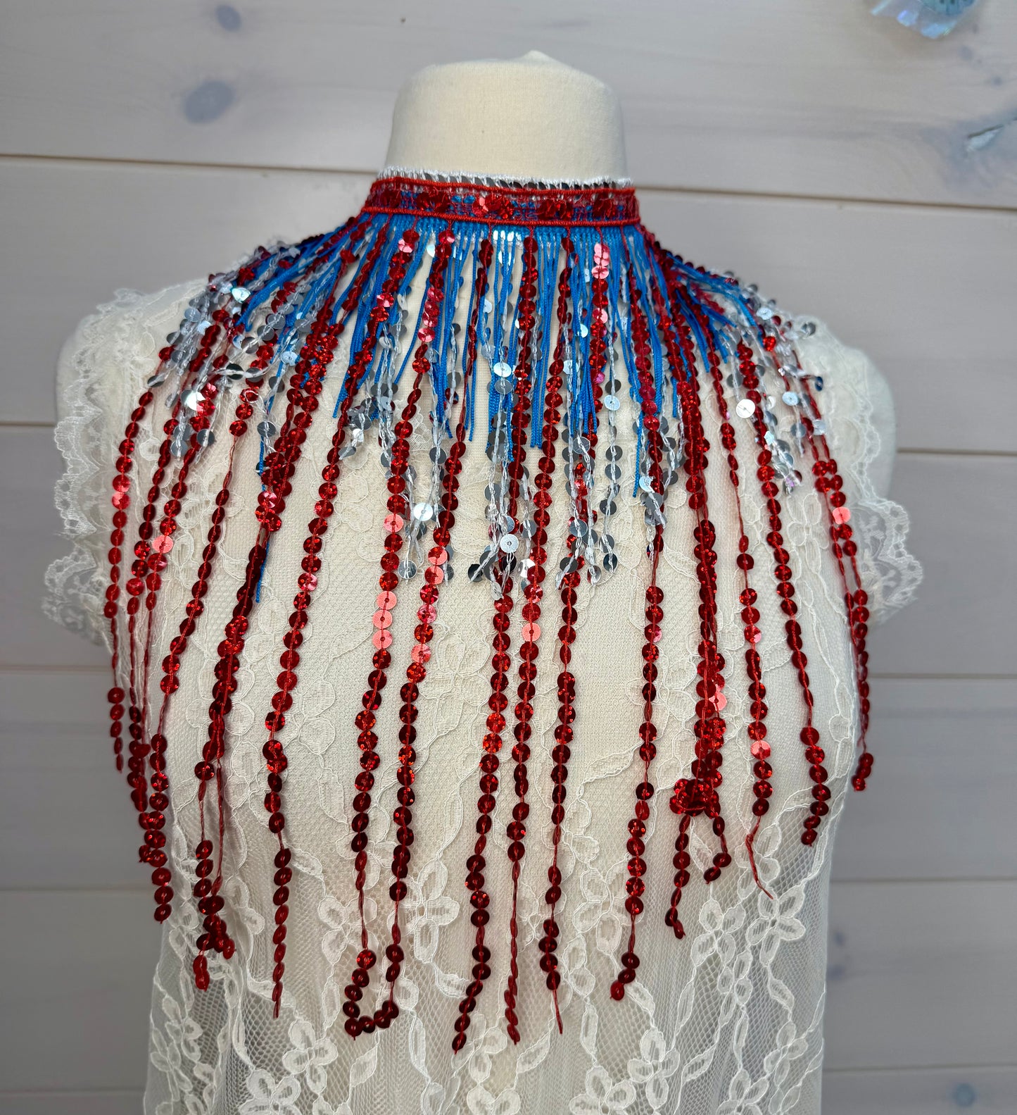 Patriotic festival necklace