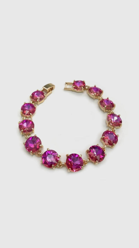 Magenta Clasp Bracelet ￼