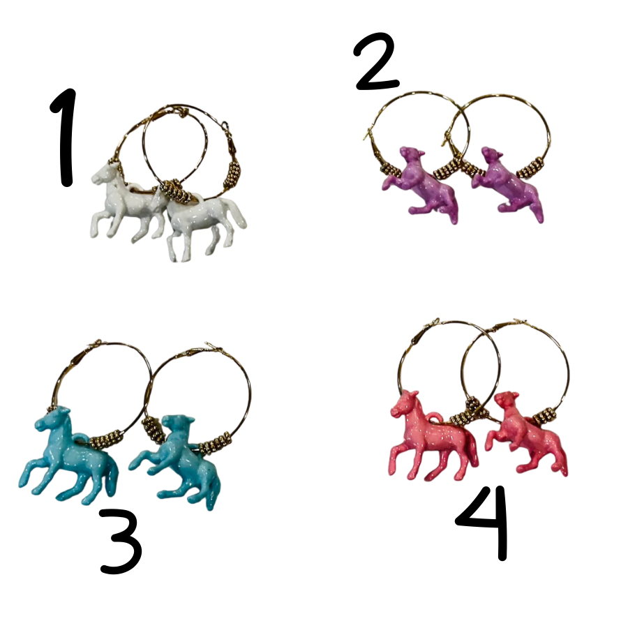 3 inch gold hoop with gold beads