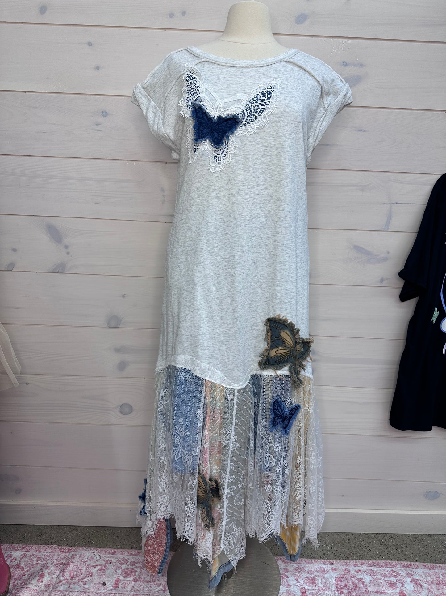 Patchwork Butterfly Dress