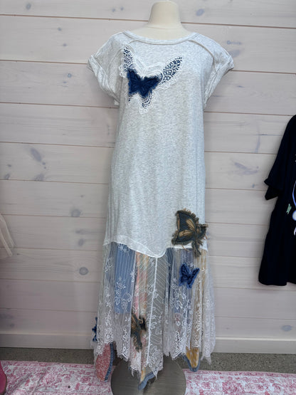 Patchwork Butterfly Dress