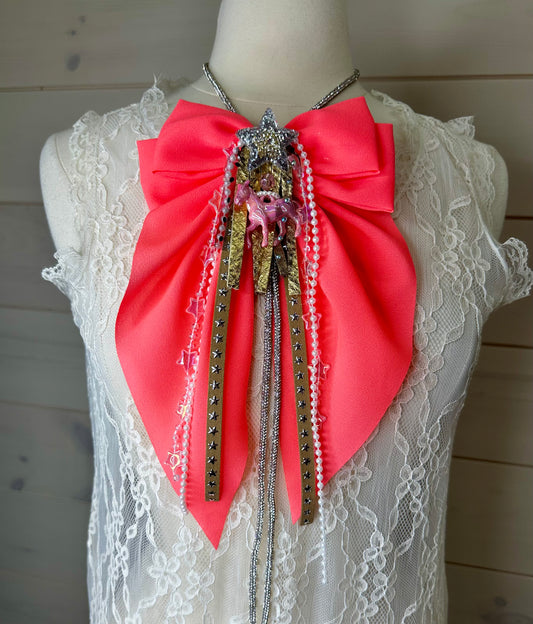 Lux Brandy BowLos With Bling String
