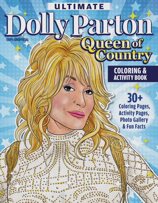 Dolly Parton Activity Coloring Book