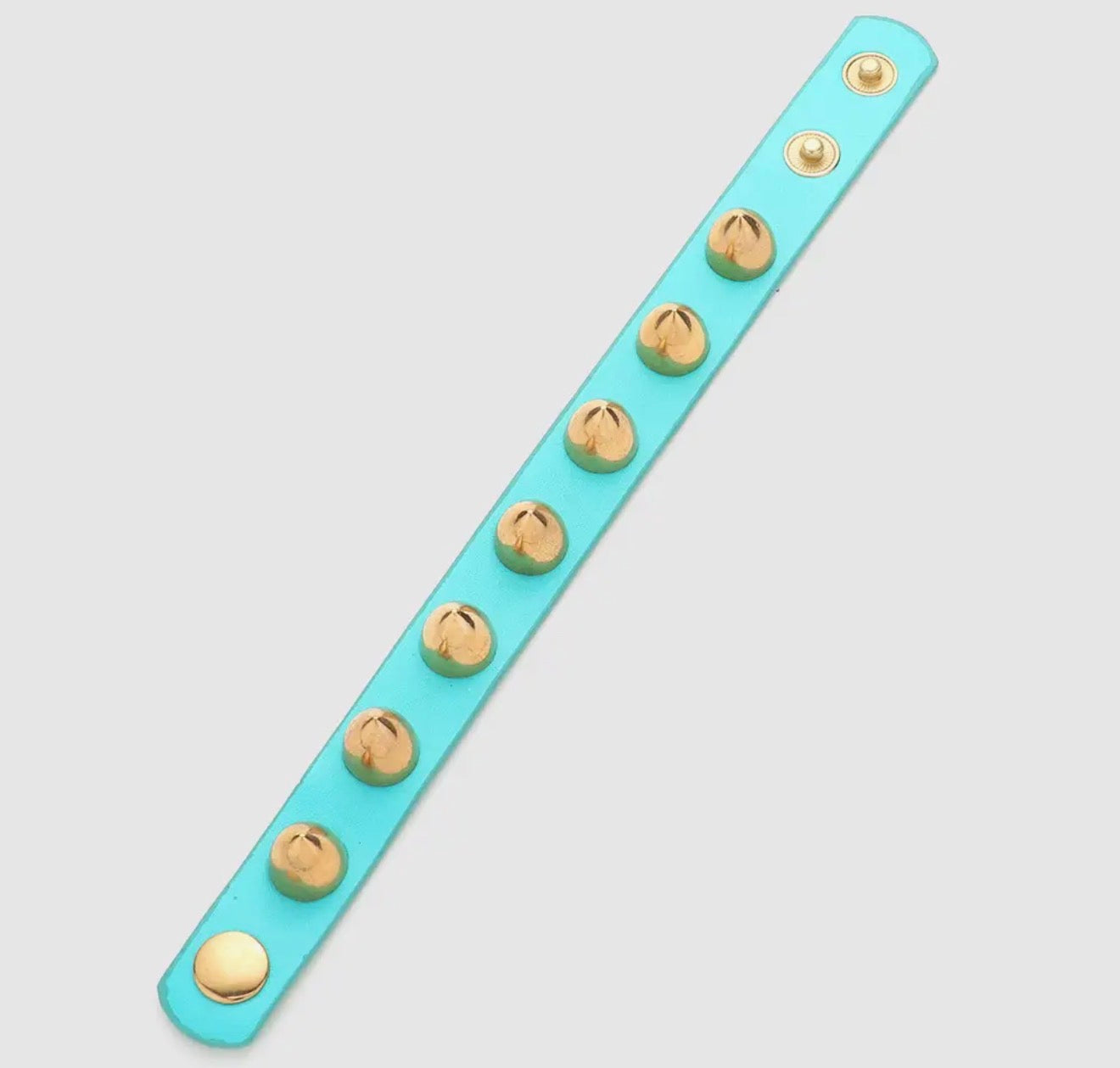 Totally Studding Leather Cuff