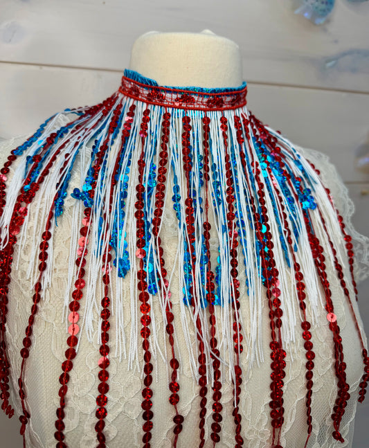 Festival flag style necklace