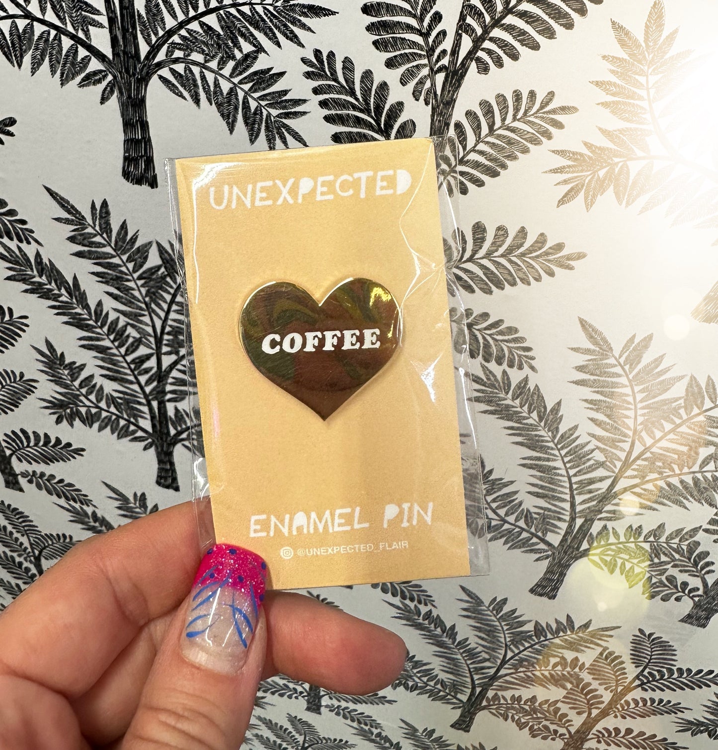 Coffee ☕️ ♥️ Enamel Pin