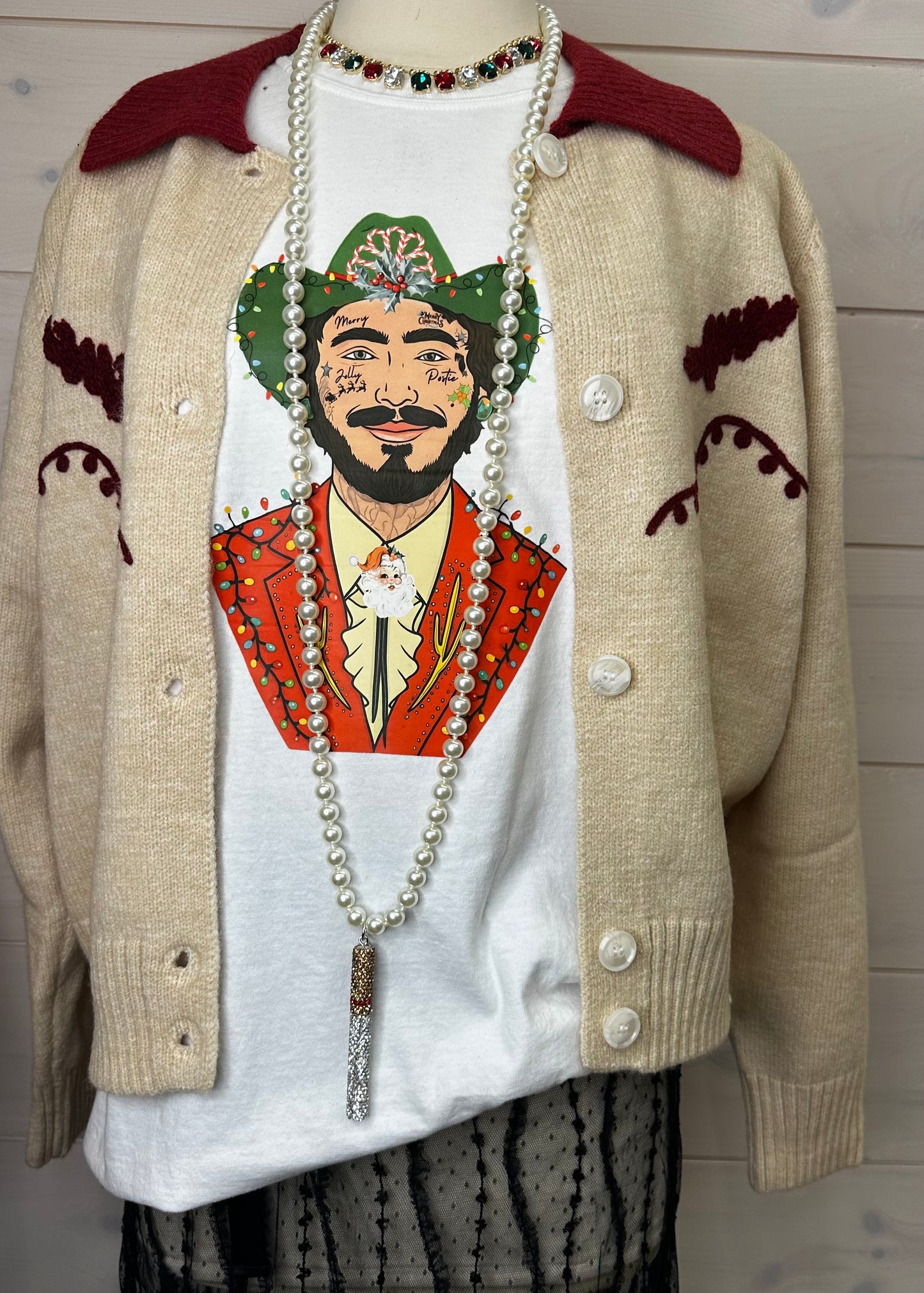 Smoke Rhinestone Necklace