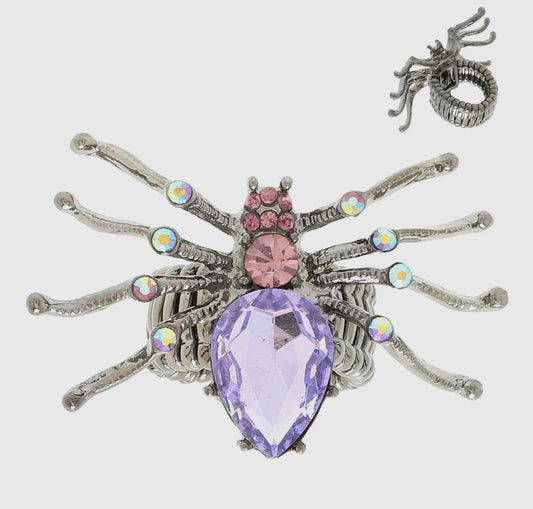 Spider Ring Bling Style