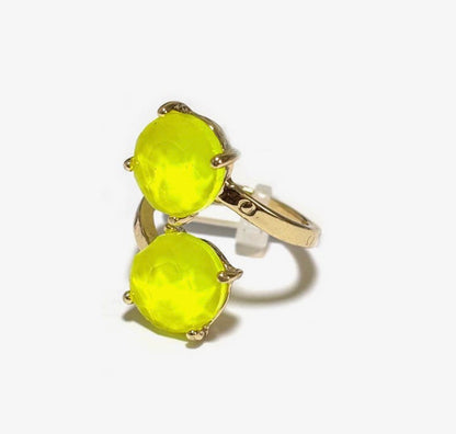 Double the pleasure Gem Rings