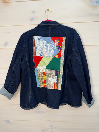 Vintage block Quilt Blazer