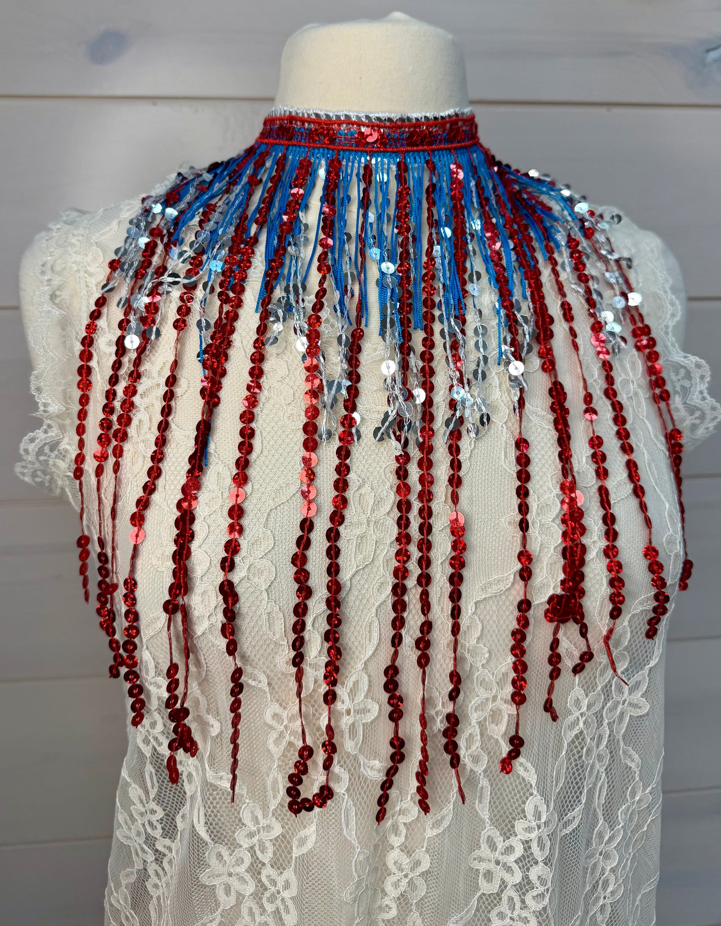 Patriotic festival necklace
