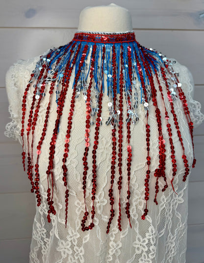 Patriotic festival necklace