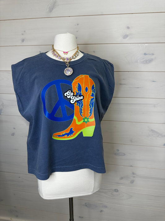 Blue Boot T