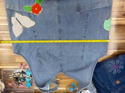 FP look with vintage Quilt Patches