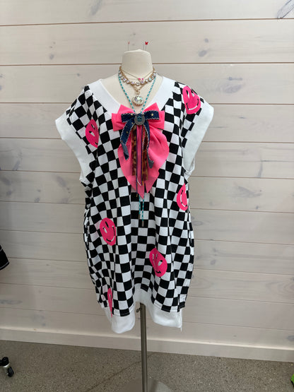 Check Smile Dress