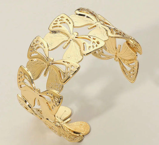 Butterfly cut out cuff