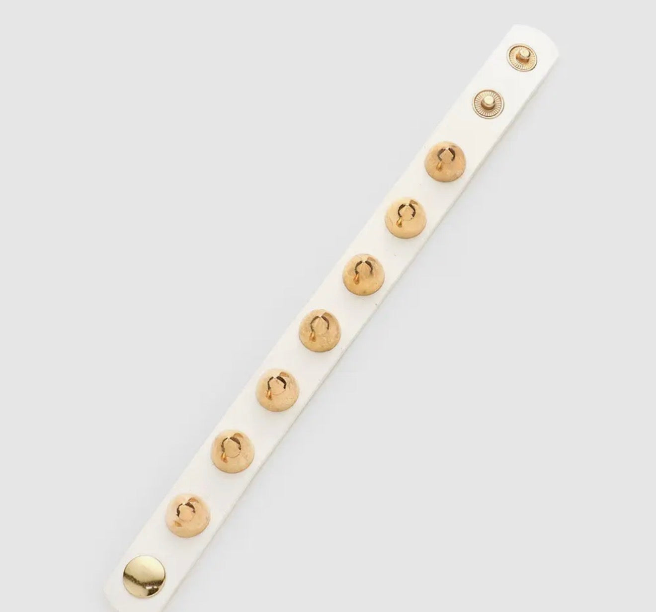Totally Studding Leather Cuff
