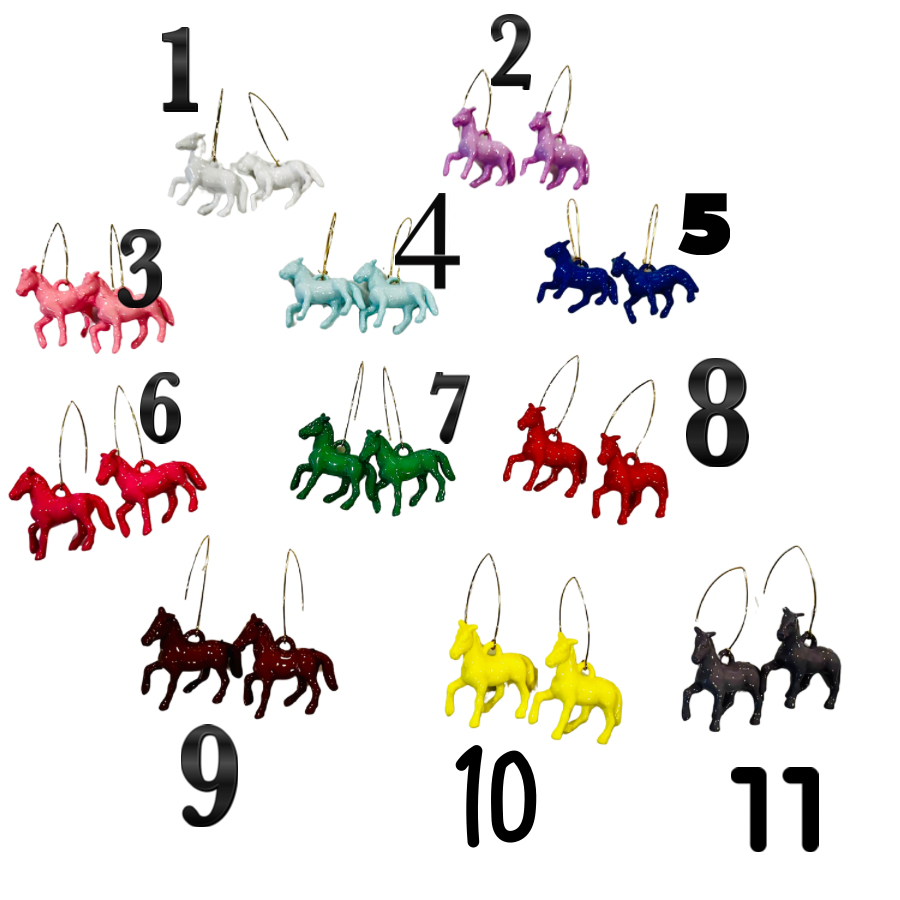 Horse Play Earrings