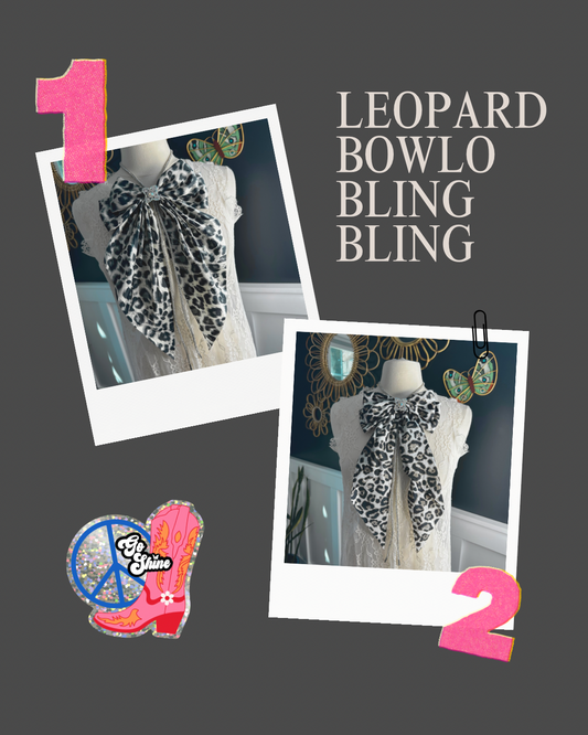 Leopard Bowlo Bling Bling