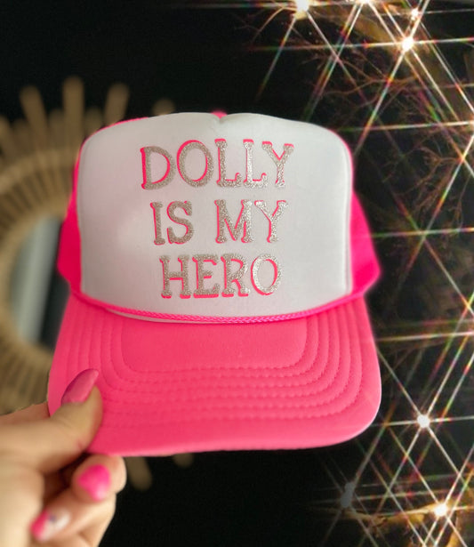 Dolly Hero Trucker Hat🪩🩷🦋